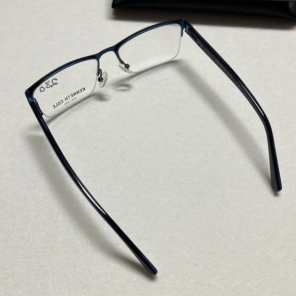 NEW Kenneth Cole Blue Metal Glasses